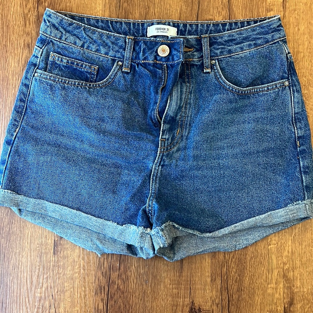 Denim shorts